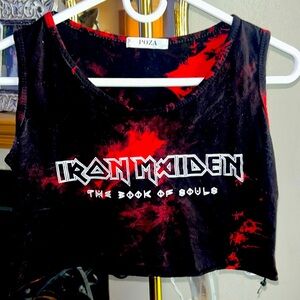 Iron Maiden the book of souls altered cut Crop Top!